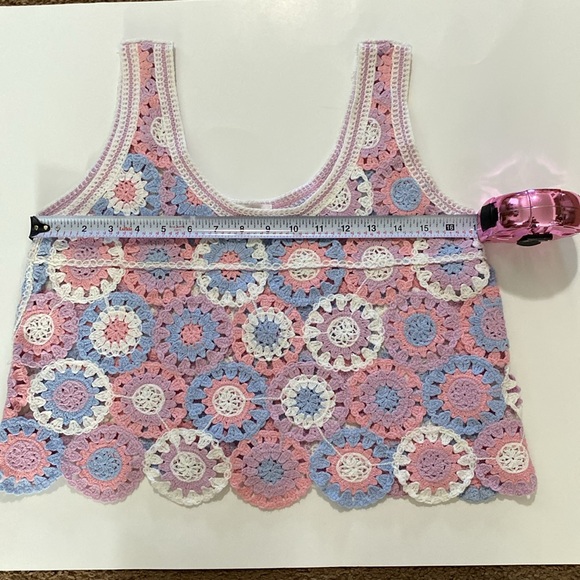 Miss Tian crochet midi crop top - Picture 6 of 7